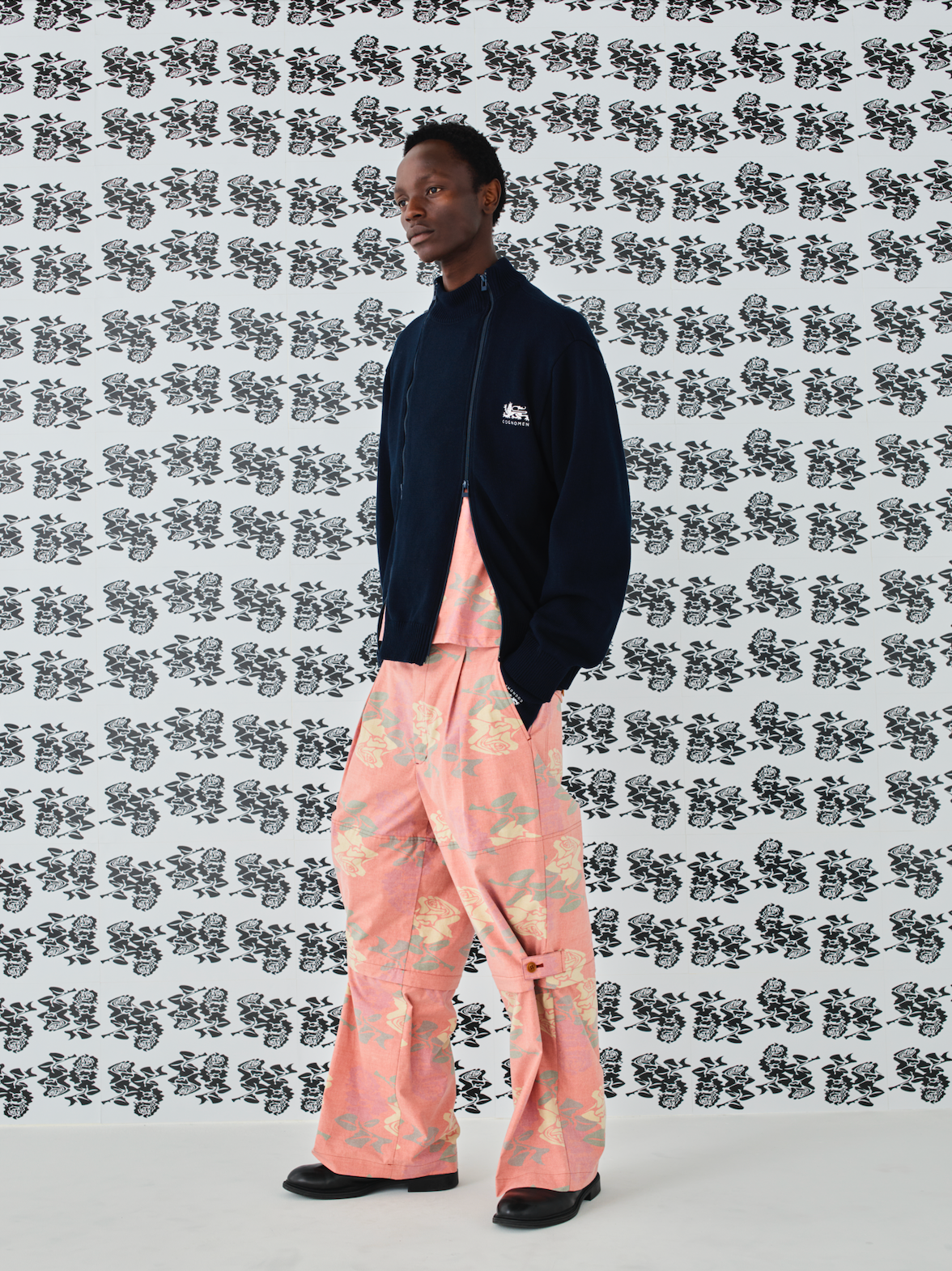 ADJUSTABLE KNIT TRACK JACKET