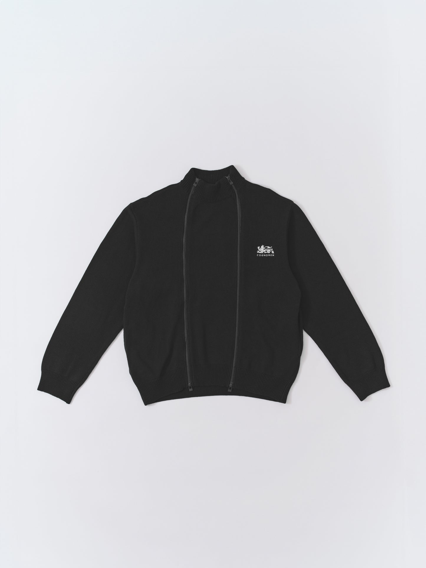 ADJUSTABLE KNIT TRACK JACKET