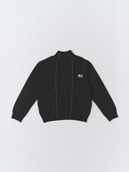 ADJUSTABLE KNIT TRACK JACKET